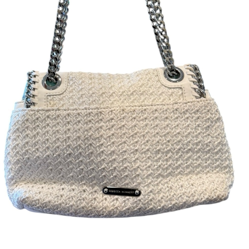 ▶️ Rebecca Minkoff ◀️ Edie Whip Chain Faux Leather Crossbody Shoulder Bag - Picture 17 of 17